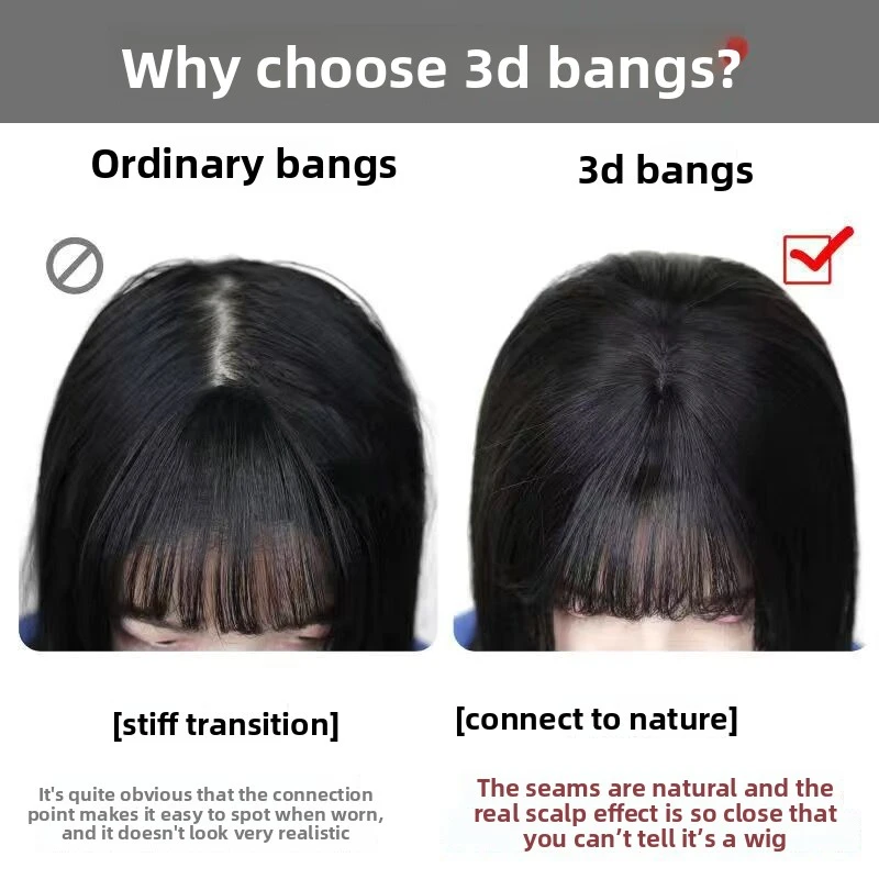 Thumbnail 3 - #34 Trending Clip-In Fringe Bangs Right Now