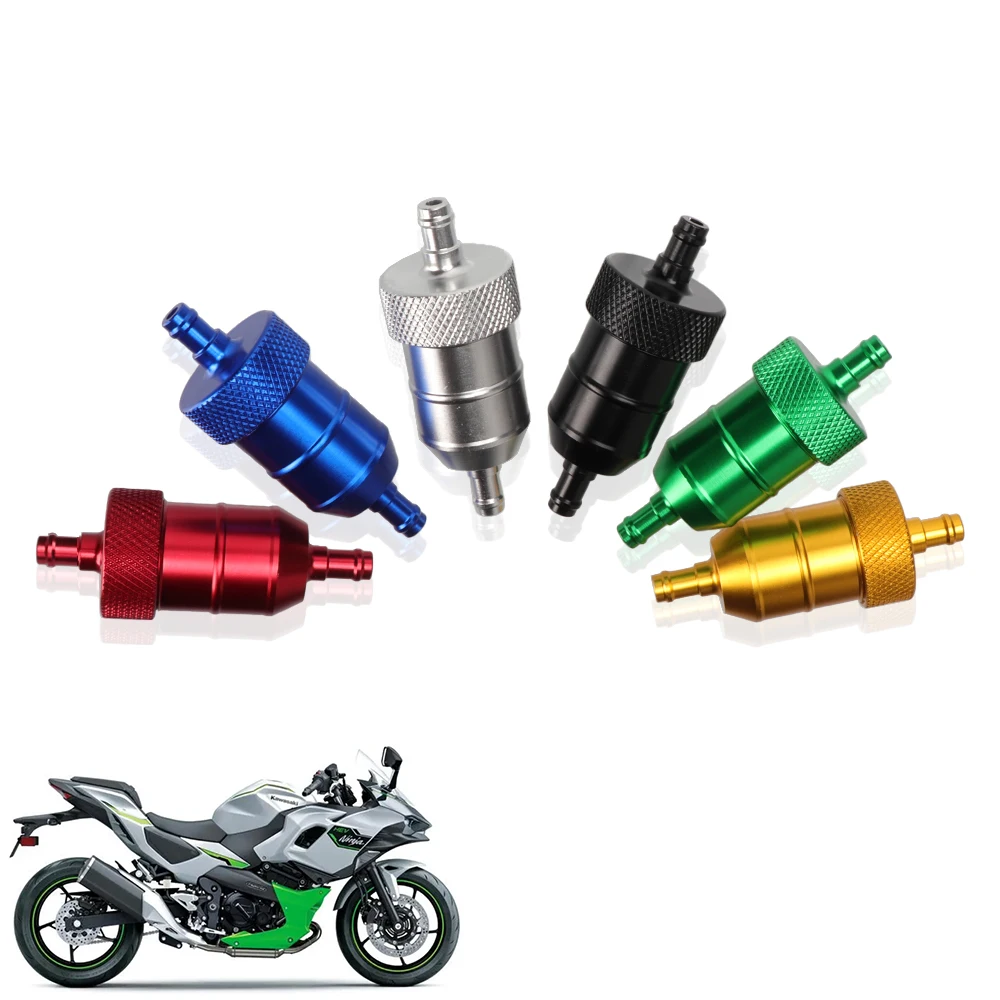 

Motorcycle 8mm Petrol Gas Fuel Filter Cleaner For Pit Dirt Bike ATV Quad Inline Oil Gas Fuel Filter Motocross Moto Accessories