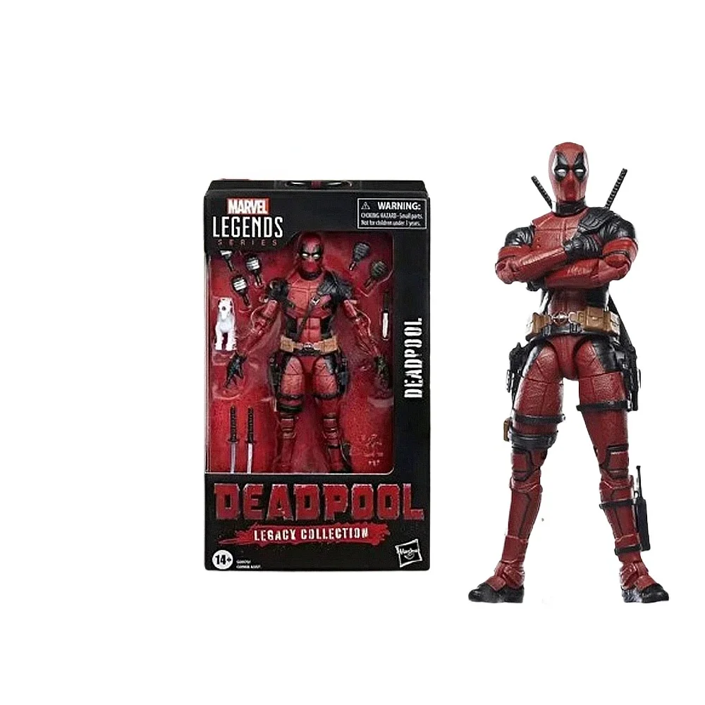 In Stock Deadpool Anime Action Figure Legend Series Figurine Wade Winston Wilson Figure Joint Mobility Model PVC Collection Gift