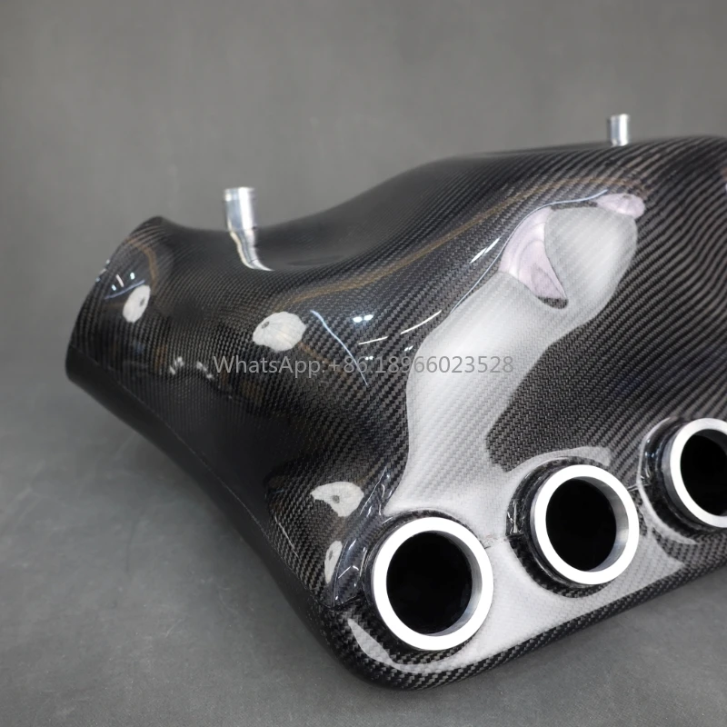 Dry carbon fiber intake manifold for BMW M3 E46 S54