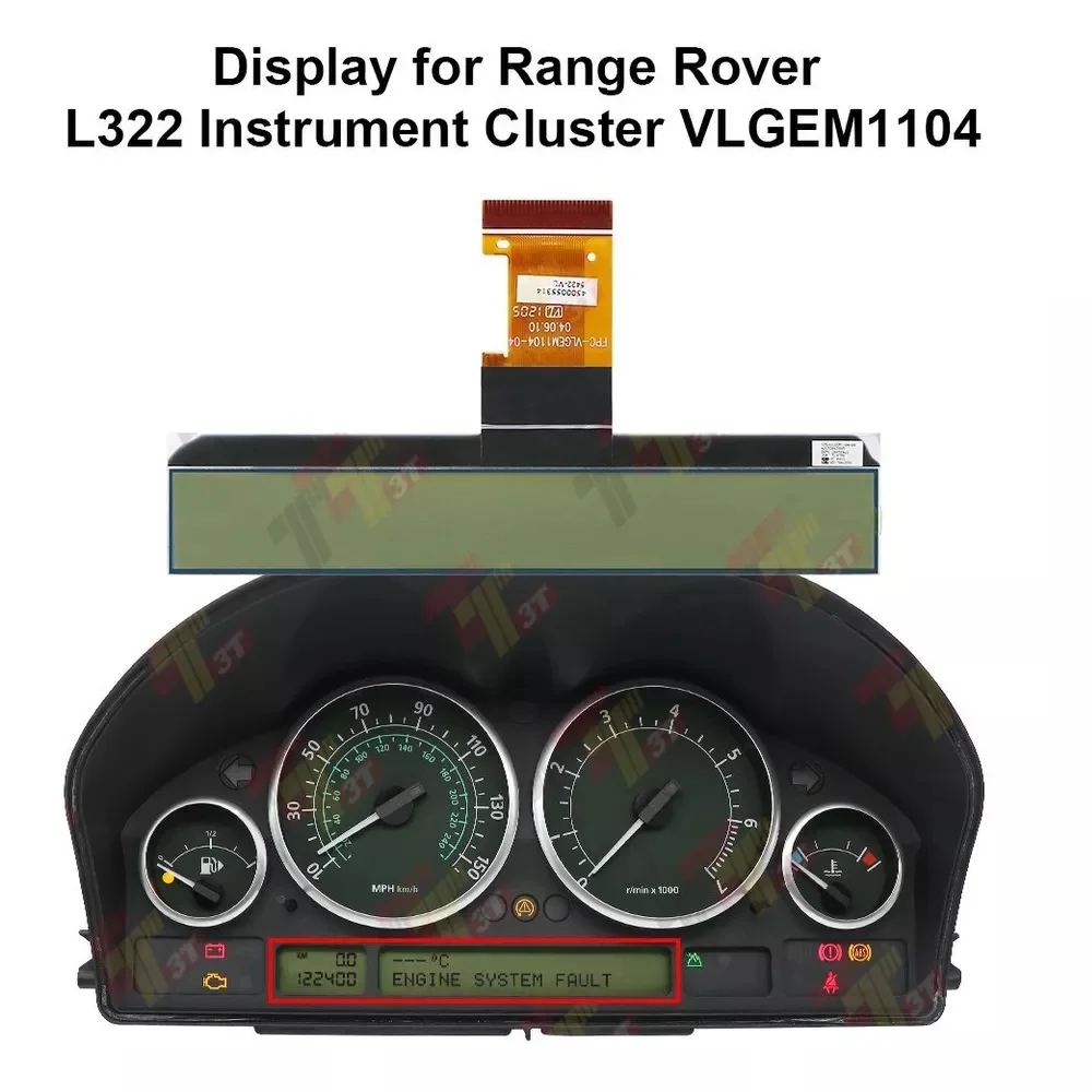 Dashboard LCD Display for Range Rover L322 Instrument Cluster COG-VLGEM1104-00