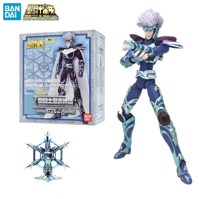 In Stock BANDAI Cloth Myth Saint Seiya Glacier Master Crystal Cloth Anime Collection Figure