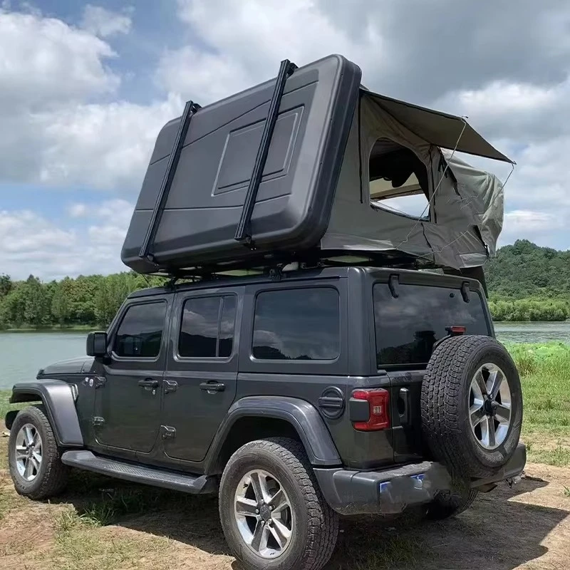 Aluminum Hard Side Roof Top Tent with Quick Automatic Opening Four-Season Waterproof Design for Outdoor Camping