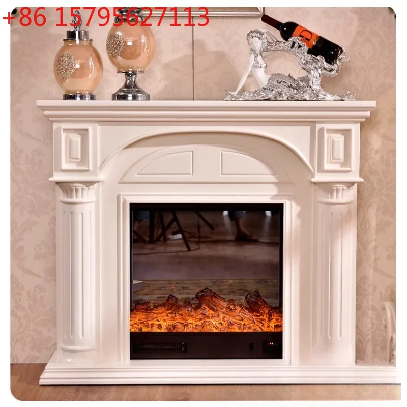 

Мебель для малогабаритных квартир: электрический камин, декоративный обогреватель, белый каминный шкаф, каминная тумба в стиле римской колонны.