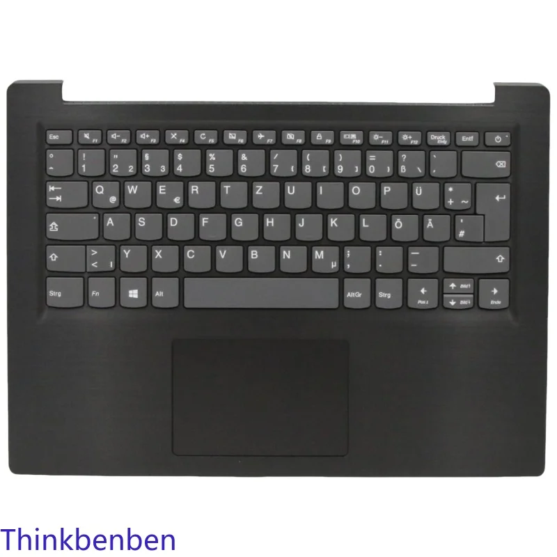 

GR Greek Keyboard Black Upper Case Palmrest Shell Cover For Ideapad S145 14 IKB 14AST 14API 14IGM 14IWL 14IIL 5CB0S17052