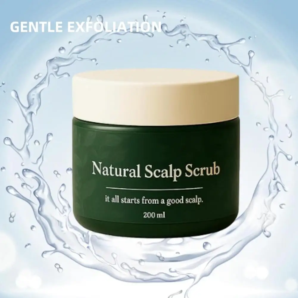 

1Pc Natural Scalp Scrub Strengthening Hair Roots Anti Hair Loss Remove Dirt Oil Control Long-lasting Moisturizing Hair Care