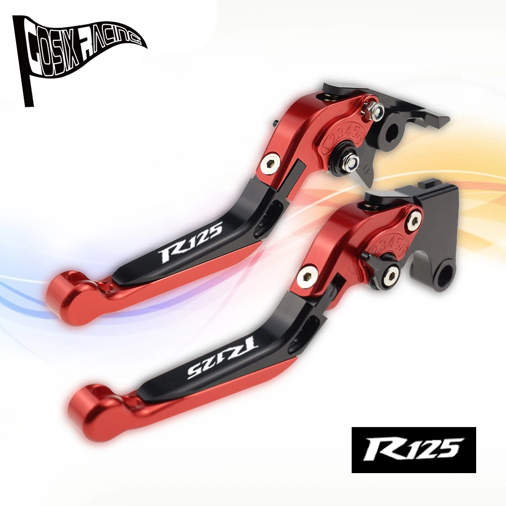 

Fit For YZF R125 2012-2013 YZFR125 Motorcycle CNC Accessories Folding Extendable Brake Clutch Levers Adjustable Handle Set