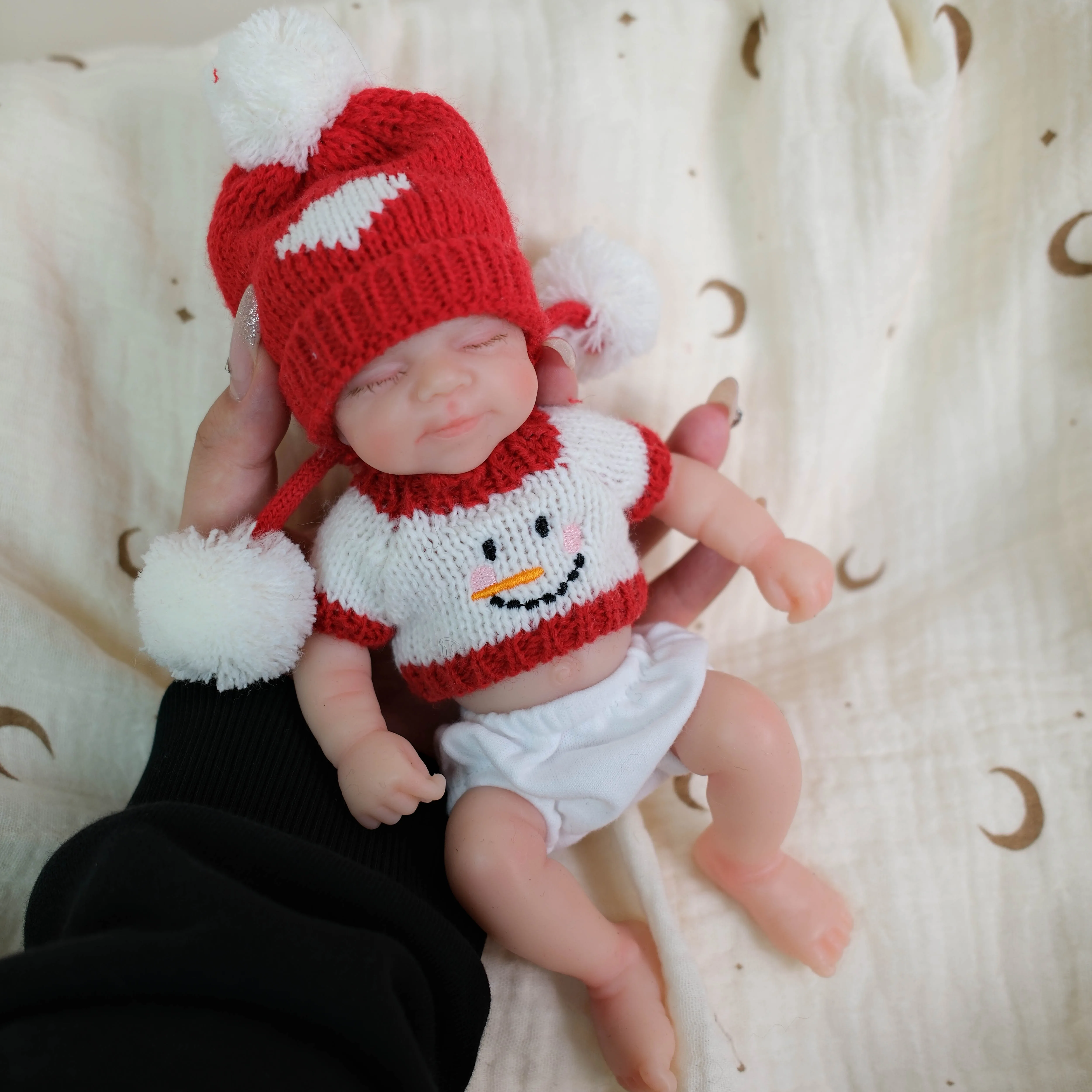 ตุ๊กตาซิลิโคนแพลตตินัม NPK ขนาด 8 นิ้ว นุ่มมาก ยืดหยุ่น แบบรีบอร์น ของสะสม ตุ๊กตาเด็กผู้หญิงขนาดเล็ก พกพาสะดวก ของเล่นเด็กอายุ 4 ปีขึ้นไป