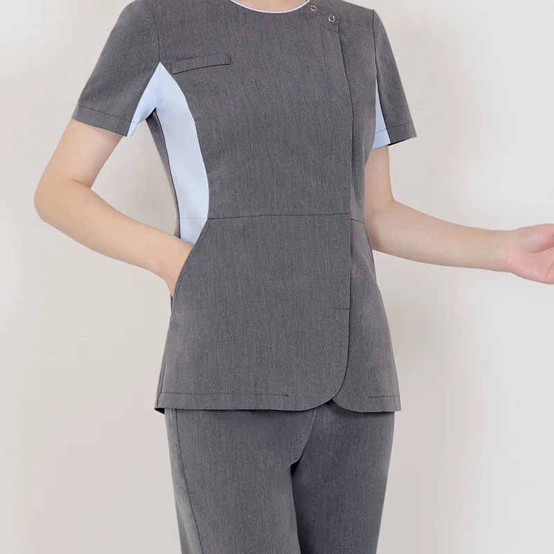 Ropa de lavado de manos para quirófano coreano, conjunto de exfoliante para mascotas, odontología Oral, uniforme de enfermera para salón de belleza