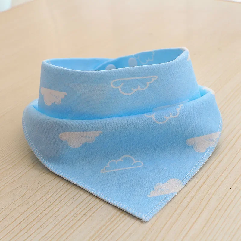 Cotton Triangle Bandana Bibs Baby Babador Feeding Smock Infant Burp Cloths Cartoon Saliva Towel Baby Eating Accessory Baby Stuff