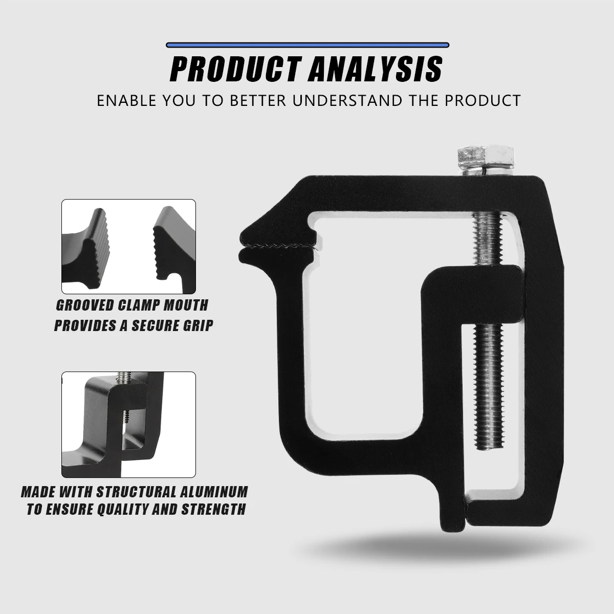 General purpose For truck top cover pickup truck Camper shell mounting clamp fixed mounting bracket 1/2//4/6pcs