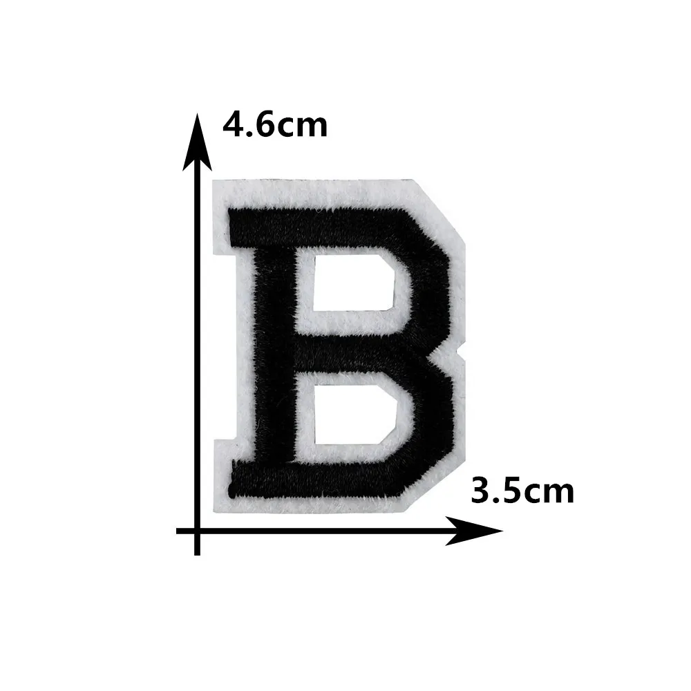 26 wyszywane litery naszywka do szycia do dekoracji odzieży DIY dostarcza materiały akcesoria do łatka do prasowania kleju topliwego