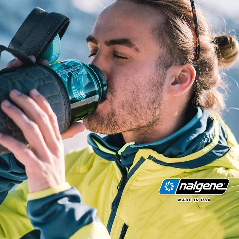 Nalgene-Portable Water Bottle Sleeve, Thermal Insulation Bottle Cover, Applicable 1000ml Bottle