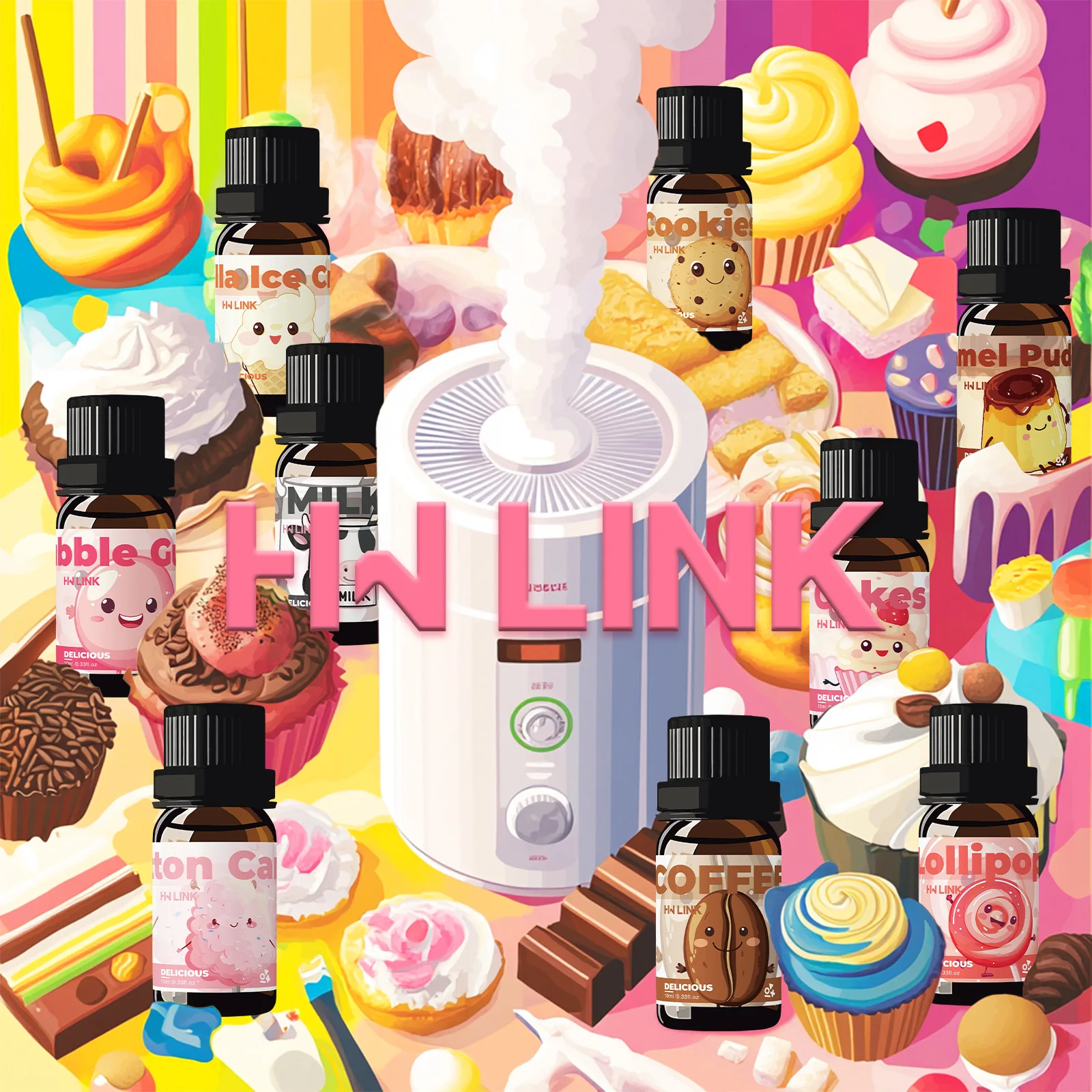 10ml น้ํามันหอมระเหยมะพร้าว Noix De Coco Parfun น้ํามันหอมระเหย Coco น้ําหอม Skin Care นวด Body Oil สําหรับเทียน,น้ํามันหอมระเหย