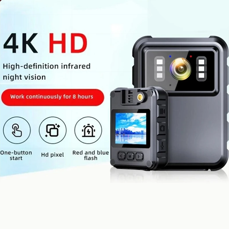 Mini Body Camera Full Hd 1080P 2 Inch Ips Touchscreen Nachtzicht Videorecorder Bewakingscamera