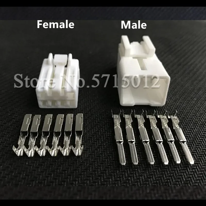 6 Hole 2.2mm MG651044 MG 651044 Automotive Wire Connector Cable Plugs