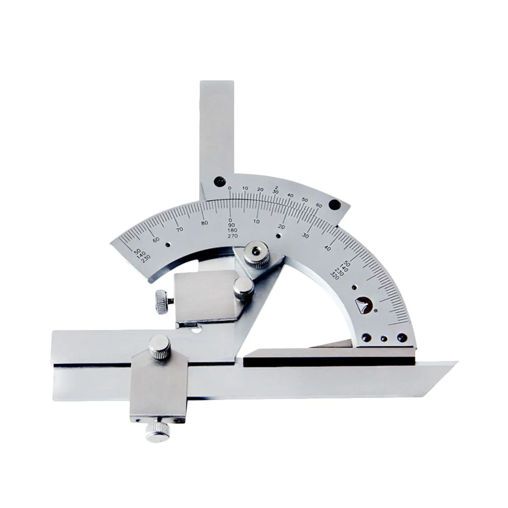 

Angle Measuring Tool 0-320 Degrees Sturdy Universal Protractor with Fine Adjustment for Accurate Scribing and Woodworking