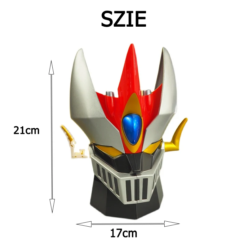 MAZINGER Z Mug with Lid 304 Stainless Steel Cup Anime Transformation Cartoon Robot Coffee Tea Milk Ashtray Mug Set Kitchenware