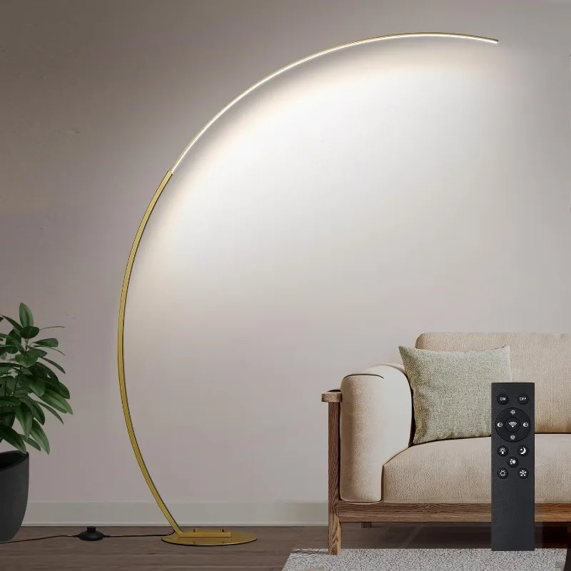 Dimmable LED Floor Lamp with 3 Color Temperatures, Ultra Bright 2000LM  Floor Lamp, Modern Standing Tall Lamp with Remote