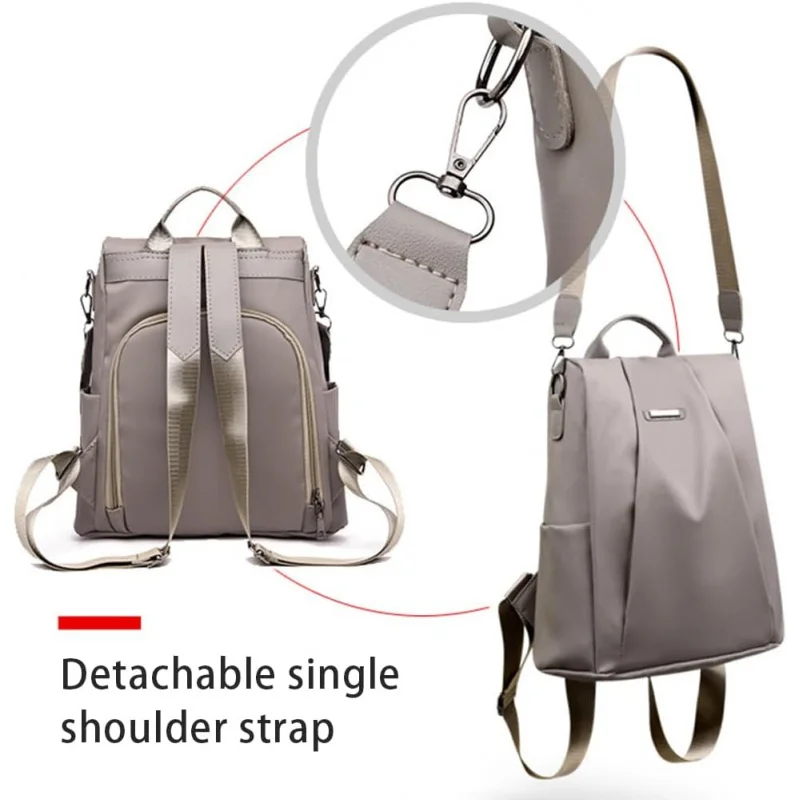 حقيبة ظهر متعددة الوظائف للنساء والرجال خفيفة الوزن وعصرية يومية وحقيبة كمبيوتر كاجوال وحقيبة نهارية أساسية للسفر