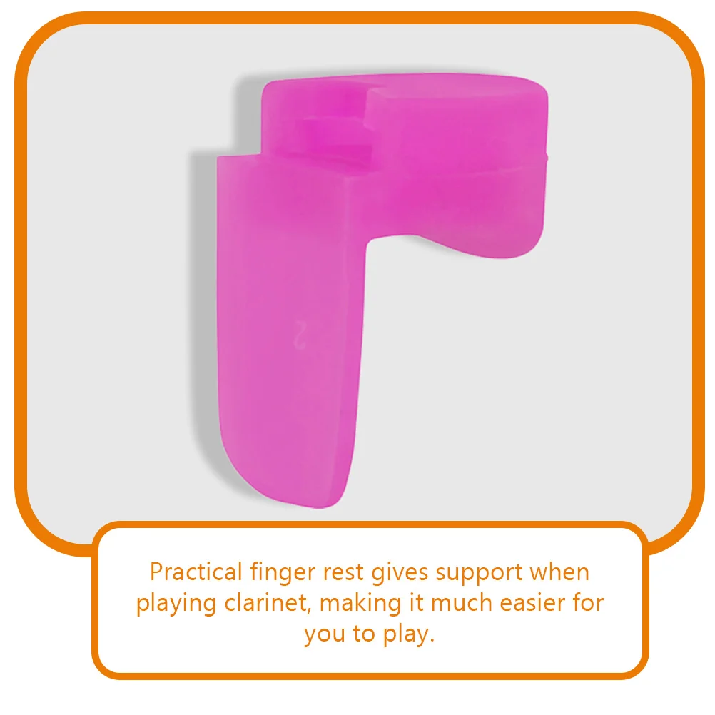 

4Pcs Clarinet Thumb Rest Pads Silicone Colored Handle Finger Support Cushions Soft Comfortable Clarinet Accessories