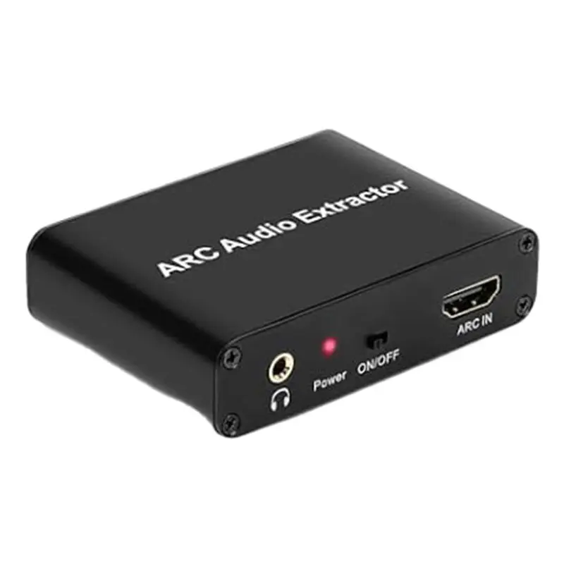 -Compatible ARC Adapter, 192Khz -Compatiblei ARC Audio Extractor With Optical SPDIF,Coaxial,3.5Mm L/R,RCA Stereo
