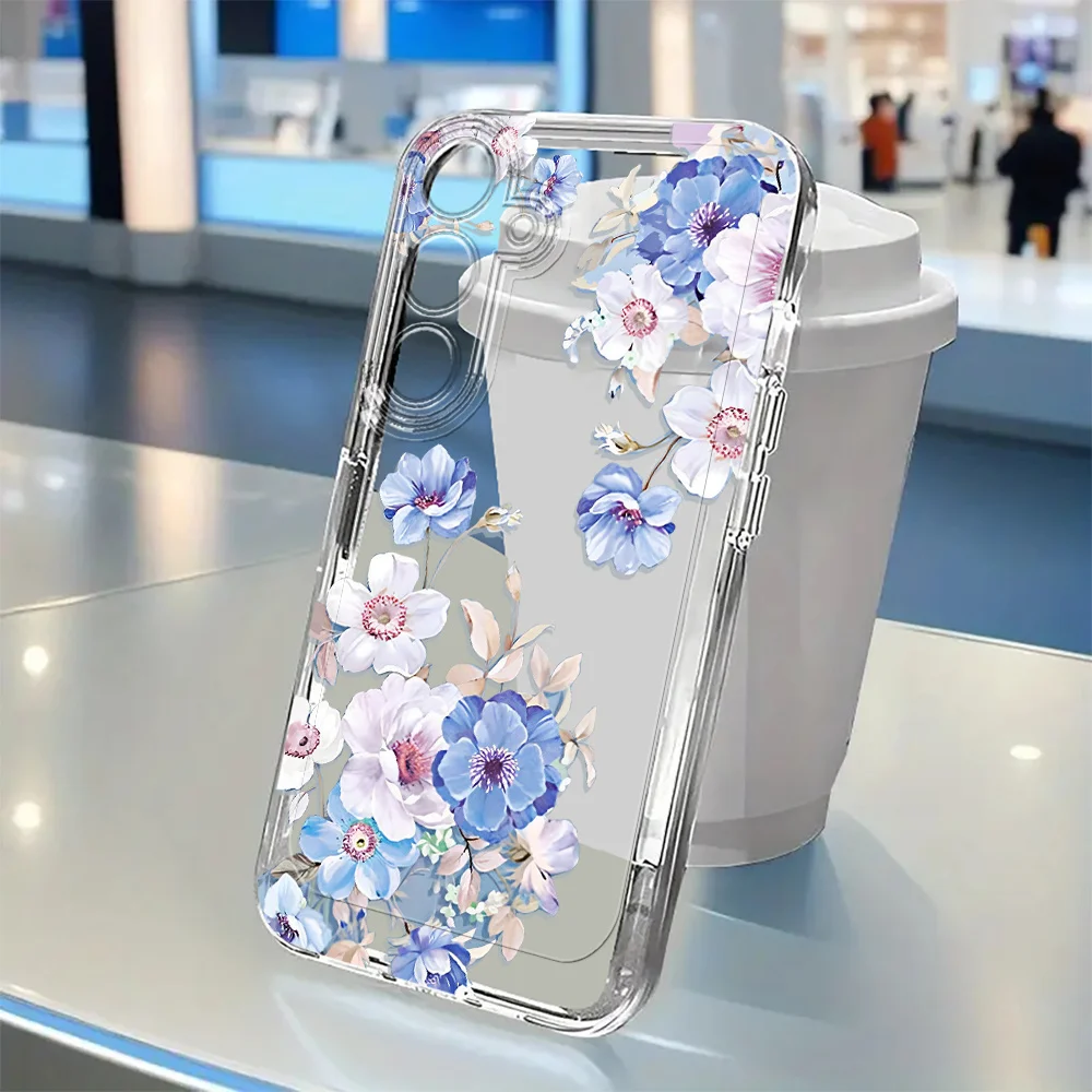 Pflaumenblüten-Hülle für Samsung S26 Ultra S25 S24 FE S23 S22 S21 Plus A57 A56 5G A55 A54 A53 A26 A25 A36 A35 A17 A16 A52 Schutzhülle