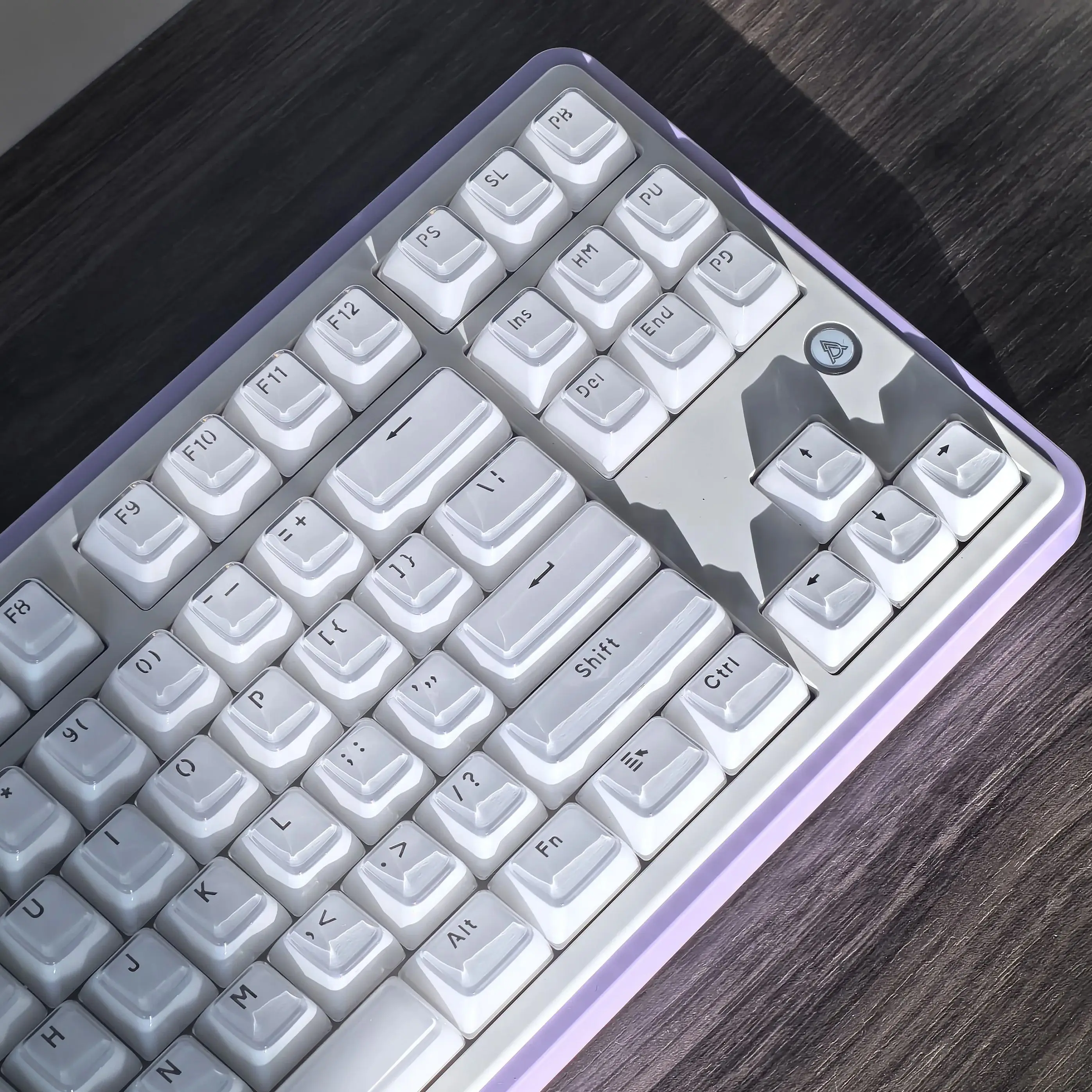 

Jelly Keycaps Crystal Texture White Pink Blue Purple 136Keys Pc Oem Character Translucent Personalized Keyboard Keycaps