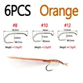 6pcs Orange
