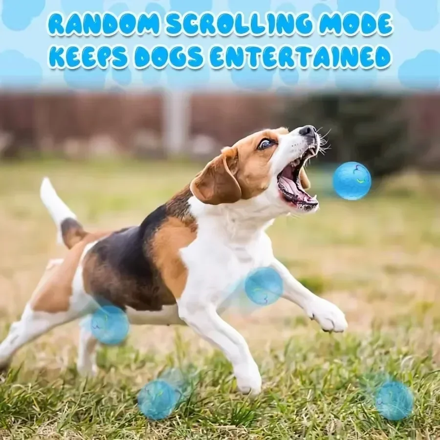 

Smart Waterproof Dog Ball Toys Motion Activated Rolling Ball Interactive Toys with 2 Modes Rechargeable Remote Control Dog Toys