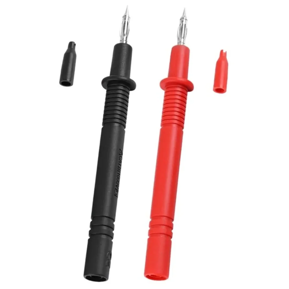 HT19 Pen For Versatile Multimeter Oscilloscope Auto Circuit Cable Straight Signal Probe Electronic Debugging Tool Black Red