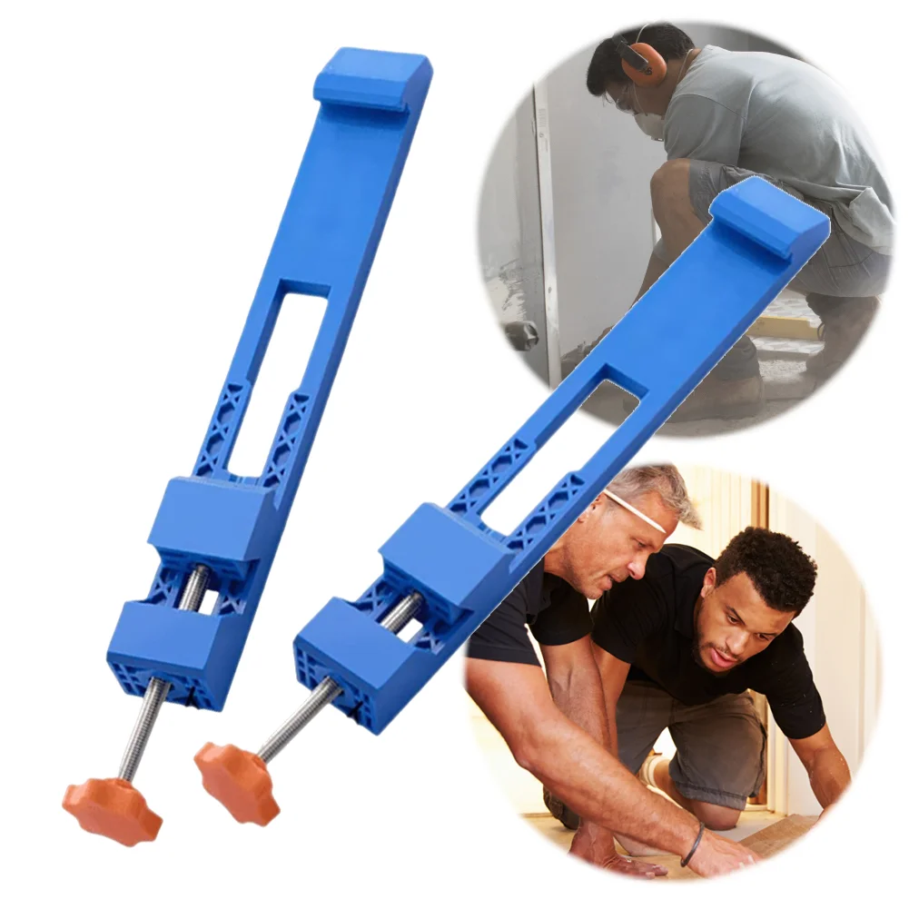 1-2PCS Adjustable Circular Saw Guide Edge Positioner Tool with Milling Base Clamps for Cutting Machine Precision Positioning