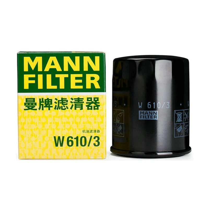 MANN FILTER W610/3 Oil Filter For HAVAL H6 MITSUBISHI Lancer Outlander III Pajero Montero, HONDA Civic CR-V Odyssey, PEUGEOT