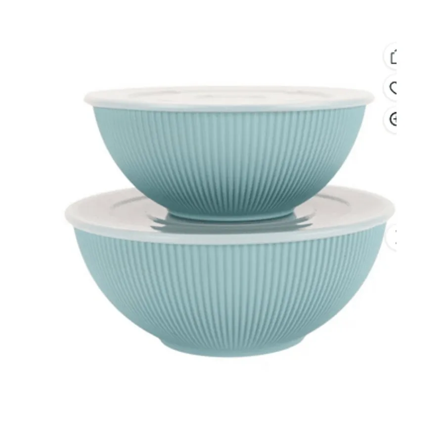 

Mainstays Blue 4Piece Friendly Recycled Plastic Serve Bowl Set
