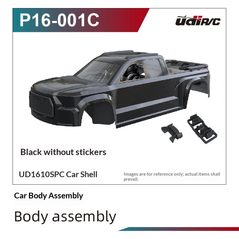 Udirc Rc Car Original Plastic Spare Parts For Ud16 M16 1610s 4X4 Monster Truck Car Shell Wheel Bumper Shock Absorber Sticker