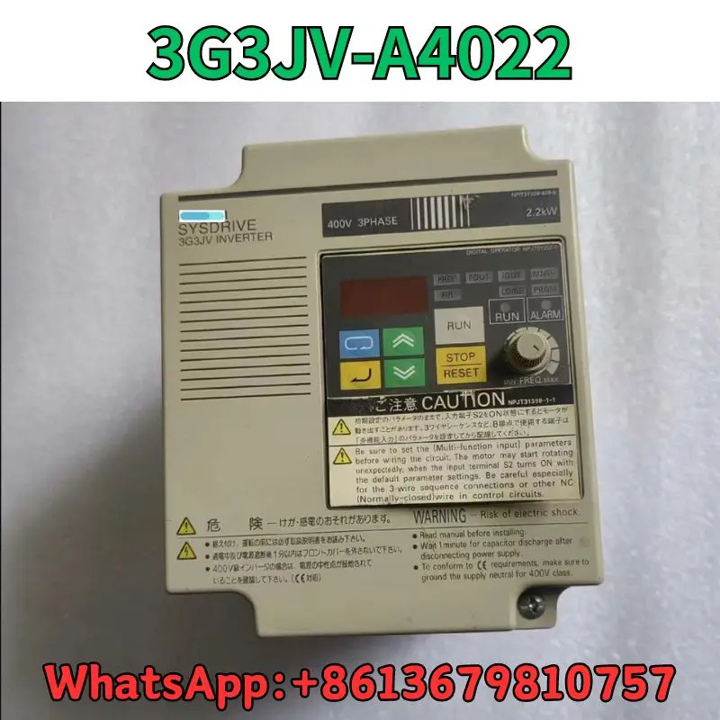 

Used Frequency converter 3G3JV-A4022 test OK Fast Shipping