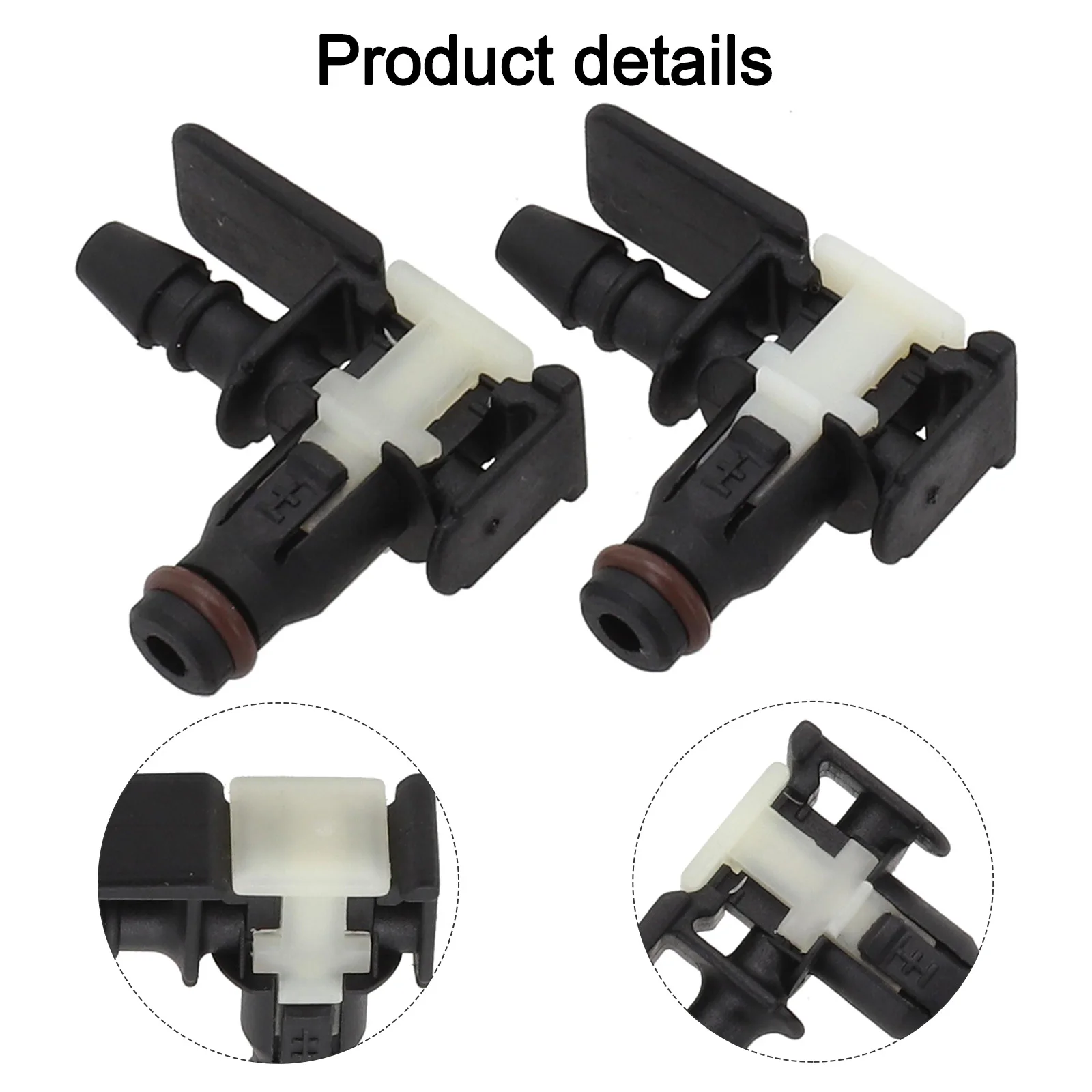 2pcs Fuel Injector Return Fitting 