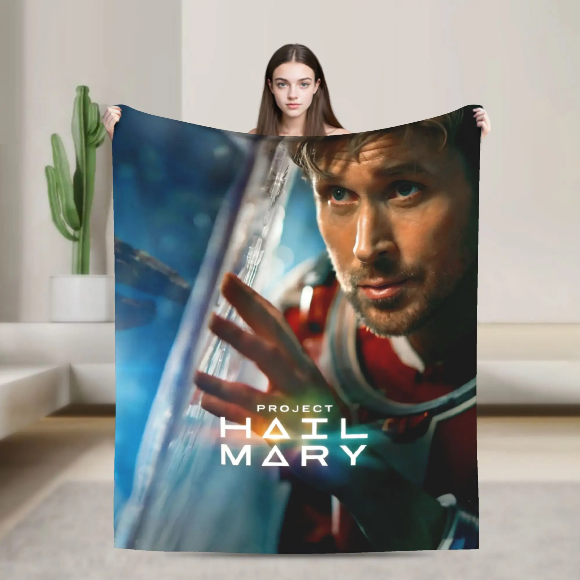 Project Hail Mary Gosling Rockys Blanket Fleece  Lightweight Thin Throw Blanket for Bed Bed Rug