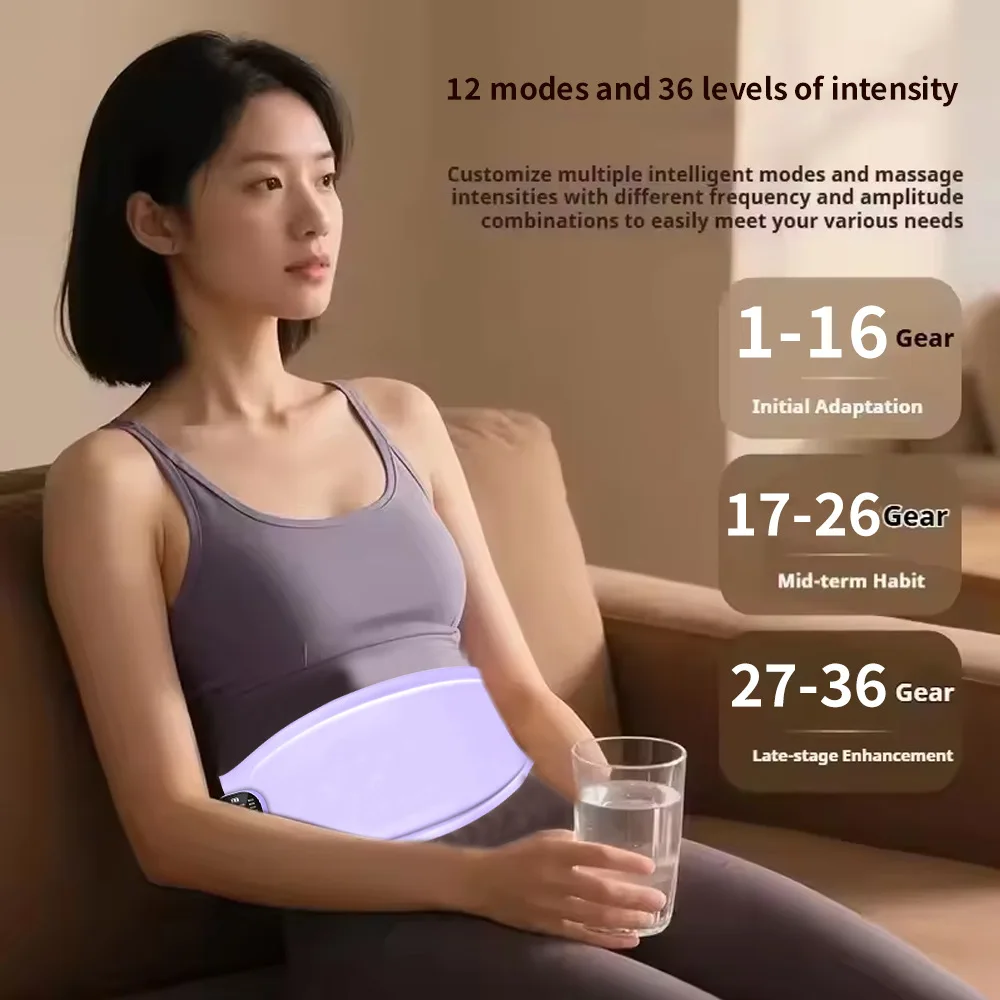 

Грелка EMS Пояс Массажер для талии Терапевтическая теплотерапия для расслабления мышц Комфорт спины и облегчение периода EuropeStandard