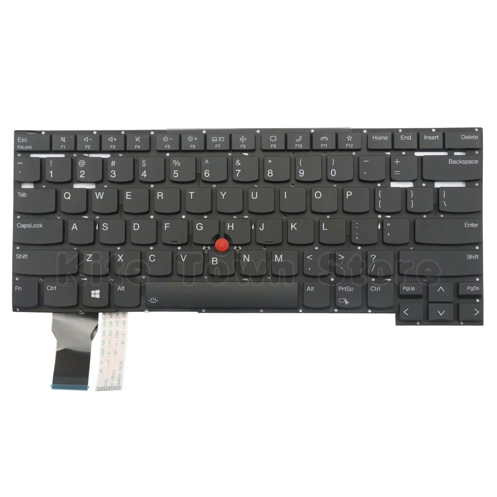 New US Layout Laptop Keyboard Backlit w/ Pointer for Lenovo Thinkpad T14s Gen2 P1 Gen4 X1 Extreme 4th Gen