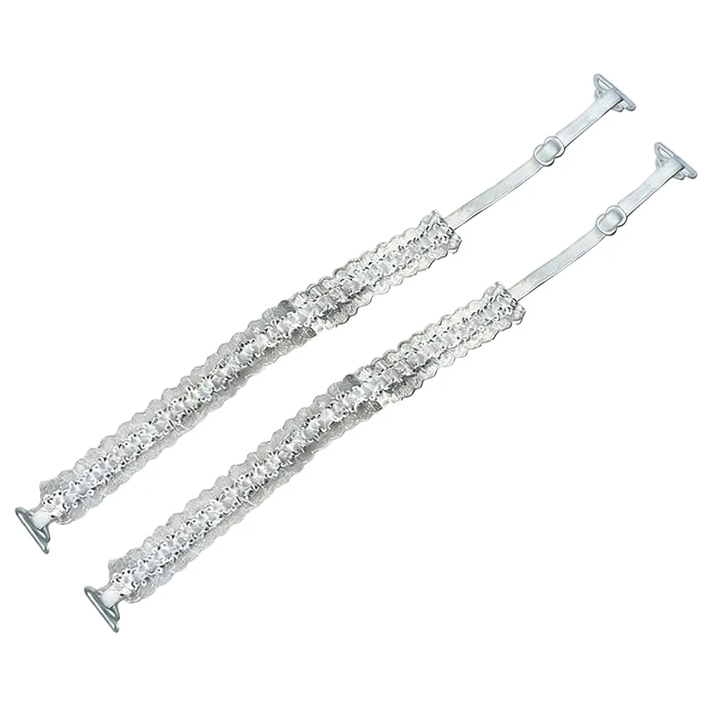 

DIY Flower Adjustable Lace Bra Strap Elastic Wide Lace Shoulder Strap Anti-slip Buckle High Elasticity Bra Strap Dress Vest