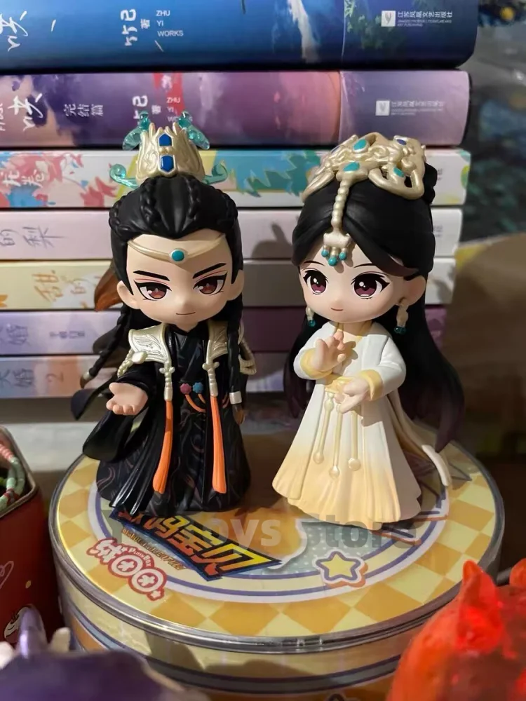 Hot Genuine Official Tv Shown Till The End Of The Moon Anime Figure Tan Taijin Ye Xiwu Luo Yunxi Model Dolls Cute Decor Kids Toy