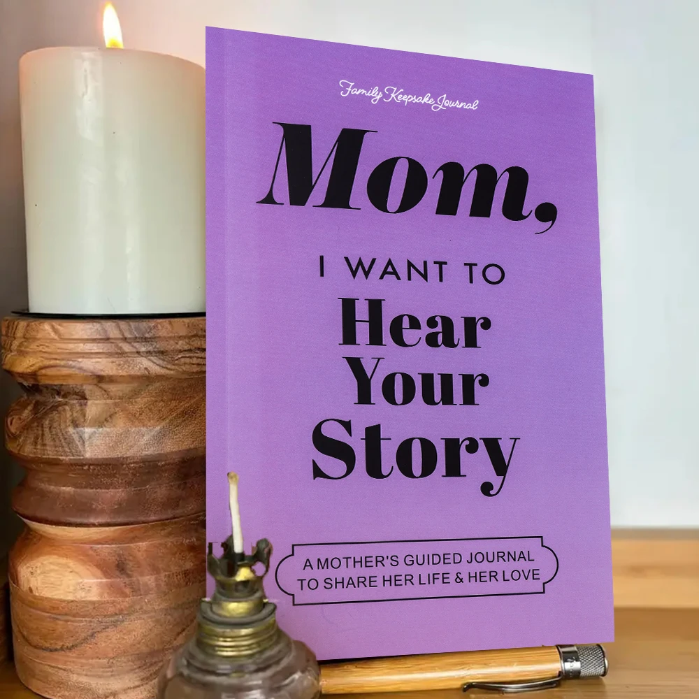 Mom's Life Story Diary Expanded Upgraded Edition Contains 250+ Questions Perfect Gift for Mother's Day, Thanksgiving and Christm