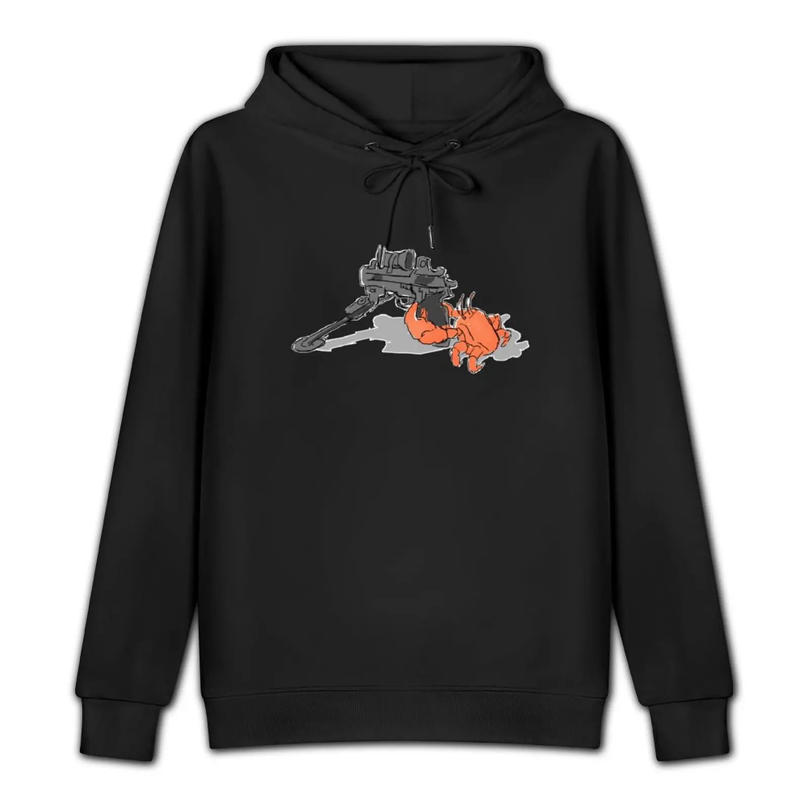 Crab Tools - Crab with a Gun Pullover Hoodie mens designer clothes fashion men korean style clothes men clothing new in hoodies