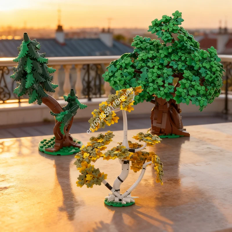 

1053pcs MOC Tree Bundle 1 Botanicalsed Model Building blocks Construction Assemble Christmas gifts DIY toys creative Brick Kids