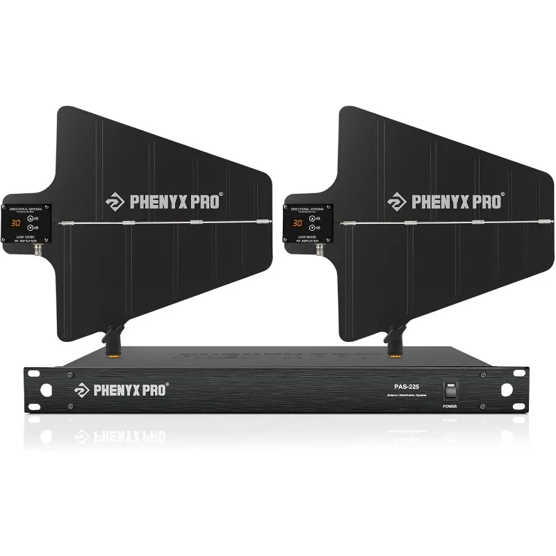 حزمة نظام توزيع الهوائي اللاسلكي للآلات الموسيقية، هوائيات اتجاهية نشطة، 8 مخرجات + 2 منافذ متتالية #1