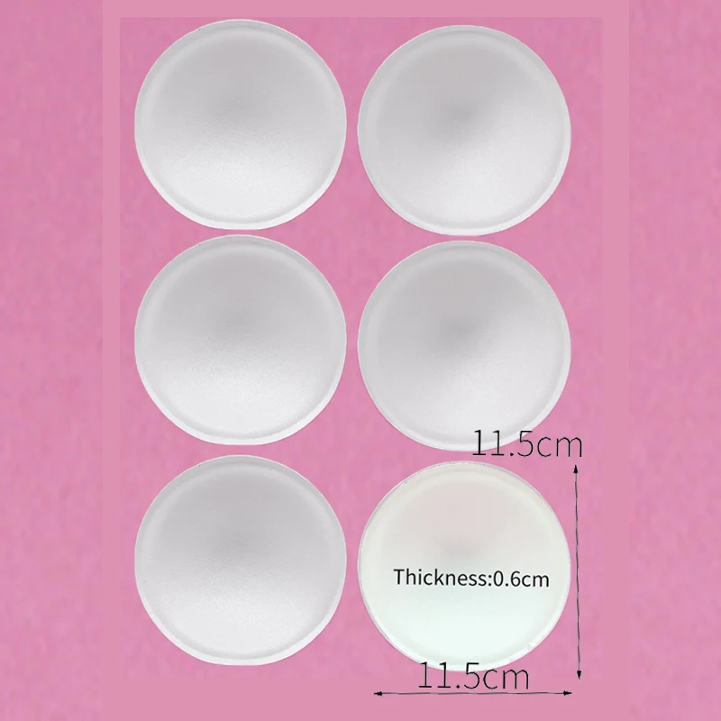 3Pair Underwear Triangle/round Insert Push Up Bra Pads Insert Foam Pads for Women Swimsuit Padding Removeable Enhancer Bra Pads