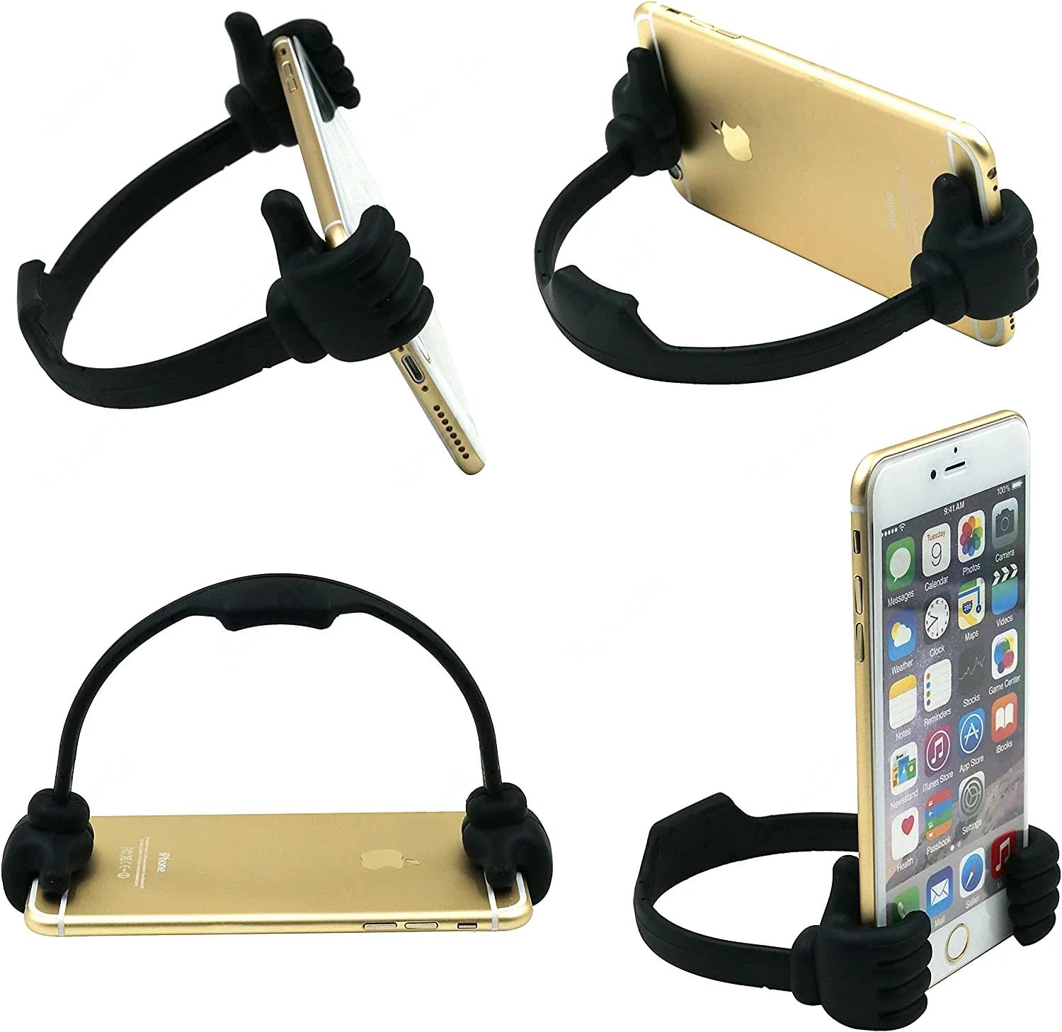 1 Stück Lazy Handyhalterung Tablet-Ständer für iPhone 17 16 15 14 13 12 Samsung S25 S24 Xiaomi iPad Smartphone-Halterung