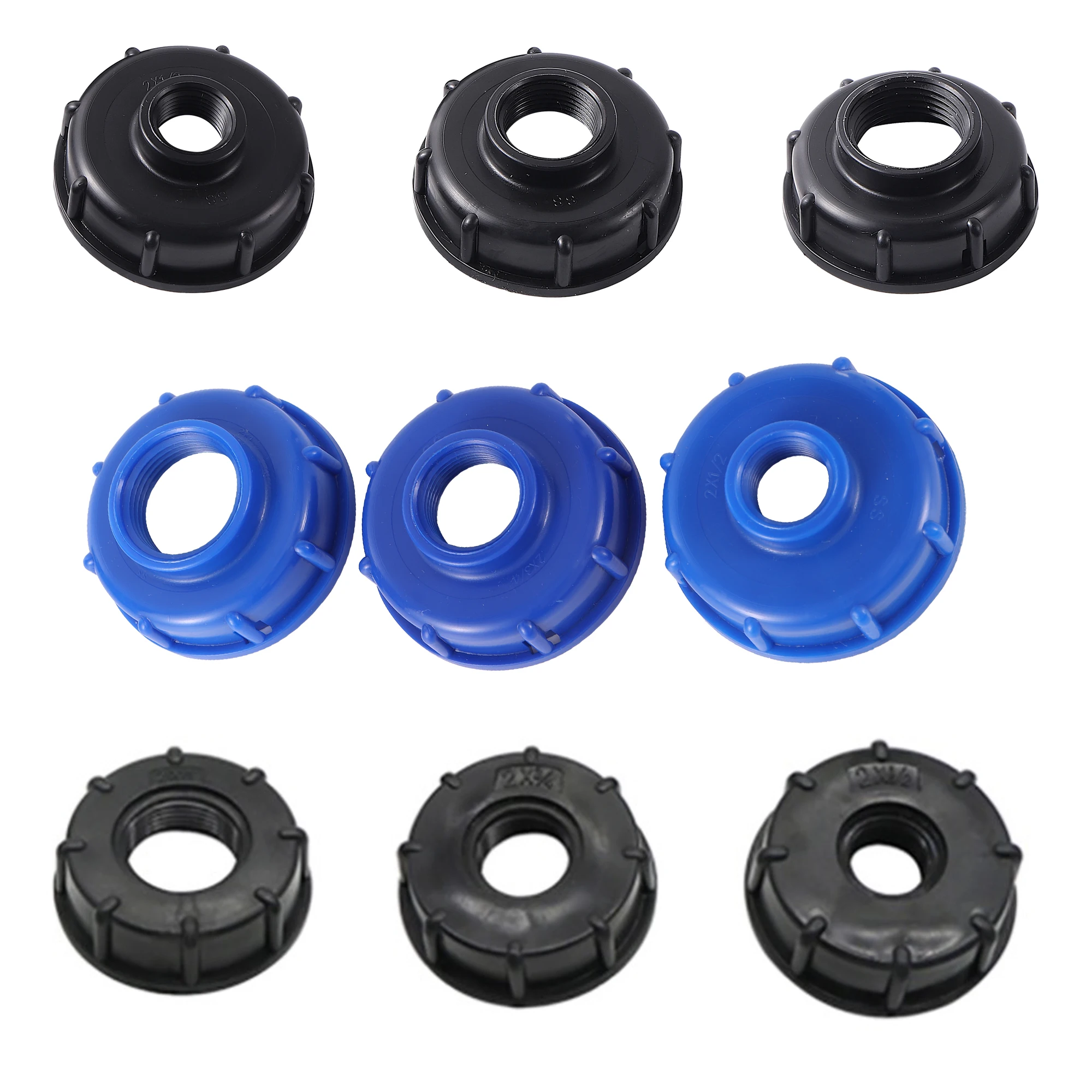 

60mm Coarse Thread to 1/2" 3/4" 1" 1.5" 2" Female/Male Thread Interface IBC Tank Connector IBC Tank Drain Connector Fittings