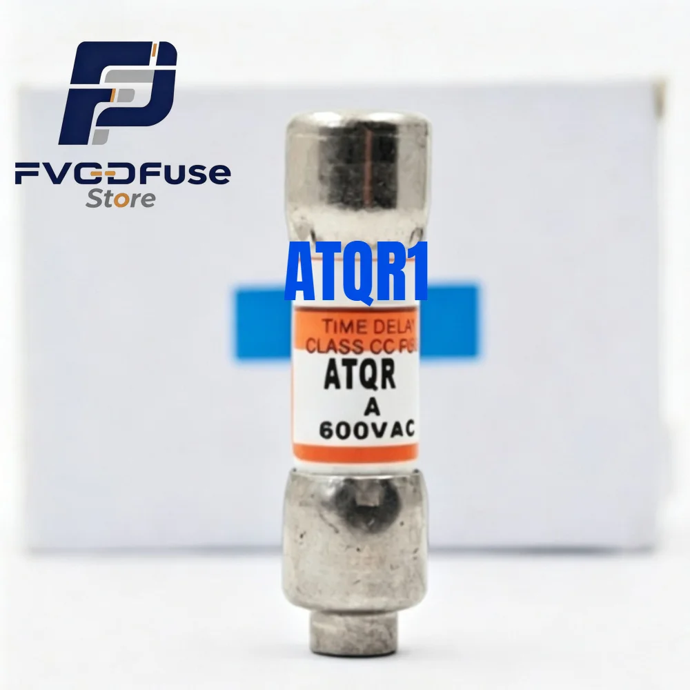 10PCS OEM ATQR1 ATQR‑1 1A 600VAC 300VDC Time‑Delay Class‑CC Rejection Fuse